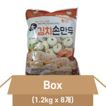 오케이푸드 ok 김치만두 1박스 (1.2kgX8봉) : 참참참식자재