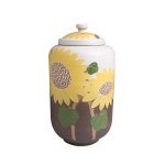 안녕도자기 10kg들이 투톤 해바라기 여주 쌀항아리 혼합색상 지름 24cm x 높이 40cm 1개 : Rollang