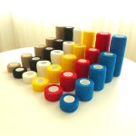 자가점착 컬러 압박붕대 탄력 접착 압박 붕대 손가락 테이프 밴드 7.5cm 스킨 : 쏠리또