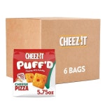 치즈잇 Cheez-It Puffd 치즈 베이킹 퍼프 크래커 스낵 간식 과자 안주 피자 6봉입 1박스 : 쇼핑이지easy