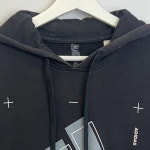 ADIDAS 아디다스 삼선 프린팅 후드티 | L 블랙 A91 4-1121-042 : Warmblack