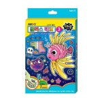 아모스 글라스데코3번 7색 야광/700035/스티커물감 글라스아트 : 준비물닷컴-대성문구