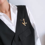 패션브로치 황동 18K 멋진 26 글자 브로치 핀 여성 쥬얼리 펑크 파티 T 쇼 가운 런웨이 트렌디 일본 이스라엘 : 데일리마켓01