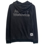 ADIDAS 아디다스 삼선 프린팅 후드티 | L 블랙 A91 4-1121-042 : Warmblack