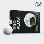 바이스골프 프로 플러스 골프볼 [드립오렌지네이비,라임4피스] PRO PLUS : 골프딜스토어