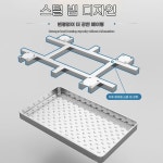 원단 카트 대형카 자재 90x60(5인치TPR고무휠)(2방향+2범용) 핸드 롤 구르마 보관차 트롤리 : 도담공간