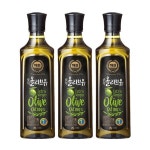 사조해표 압착 엑스트라버진 올리브유 500ml×3개 빵소스 샐러드 : 마인유통