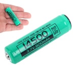 14500 충전지 배터리 800mAh 고출력 3.7V 리튬이온 건전지 : 주식회사 나라스포츠