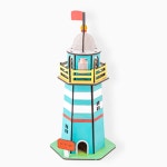 초등 미술부 행사 전시용 등대만들기 색칠꾸미기 키트 공예 역할 근육발달 학습교재 : 자유바라기