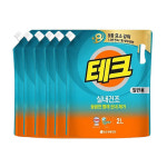테크 실내건조 액체세제 리필 일반용 2L x 6개 : 케이몬드