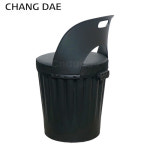 DC009 플라스틱 깡통 의자 식탁 식당 카페 업소용 인테리어 디자인 체어 : 창대씨엔디가구