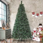 로비 리셉션 장식용 2.4cm 대형 눈꽃트리 헬스크럽 성탄절 추리 가게 : 프리티판다