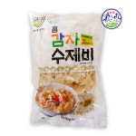 송학 홈 감자 수제비 1kg : 푸드뱅크주식회사