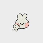 라인프렌즈 꼴레 미니니 코니니 다트 스티콘 세트 : 라인프렌즈