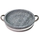 돌판(6) 24cm 불고기판 구이판 전골냄비 삼겹살 소고기 장수곱돌 높이 6cm 돌판 (6cm) 28cm : 사나유통