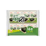 삼육김 광천 재래 도시락김 16단 4g 16봉 8팩 : 대상마트