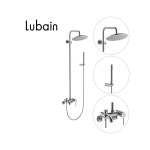Lubain 루바인 RC08S/H 셀럽 레인수전 실버헤어라인 해바라기샤워 무광니켈 택배 : 레전드 세라믹