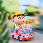 짱구 크레용 신짱 신형만 봉미선 흰둥이 가챠 브릭 블록 피규어 굿즈 키플리 애니메이션 미니 스쿨버스 빌딩 조립 소녀 모델 만화 카와이 생일... 