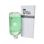 3M 쓰리엠 새니타이저 베이직겔 1L 손소독제 공용 디스펜서 세트 에탄올 62% 대용량 병원 학원 살균 : 메이케어호원