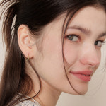 제이로렌 10K S라인 웨이브 원터치 귀걸이 : 제이로렌