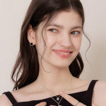 제이로렌 10K 오닉스 원터치 귀걸이 : 제이로렌