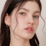 제이로렌 10K 오닉스 원터치 귀걸이 : 제이로렌