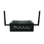 미니pc 미니피씨 디자인의 컴퓨터 호스트 셀러론 N4000 J4125 4 RJ45 2.5G 랜 Win11 Pc 풀 세트 케이스 지원 : 돈나무유통