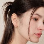 제이로렌 10K S라인 웨이브 원터치 귀걸이 : 제이로렌