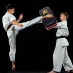 태권도 킥 패드 복싱 훈련 도구 바디 보호대 PU 다리 : 노을마켓14