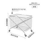 빨래 카트 이동식 대형 빨래방 욕실 세탁 트롤리 1. 흰색 대형 : Sim통