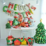 [RB]크리스마스트리 풍선 파티 장식 풍선소품 트리풍선 아트 : 루비박스