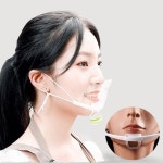 [제주,도선료X] 투명 위생 마스크 플라스틱 조리용 10개 제주도추가배송비 : 지엔라이프