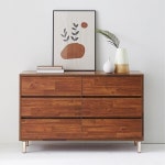 모던한 3단 6칸 거실 서랍장 실용적인 수납가구 안방 옷서랍장 G5391 : 구스상회