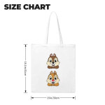 다람쥐 구조대 칩 앤 데일 스마트폰 미니백 에코백 보조 가방 굿즈 만화 N 레인저스 샤워 휴대용 쇼핑백 도시락 여성 선물 : 하루상나하