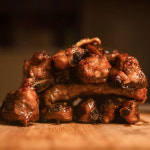 동네주민 쪽갈비 구이 1kg 양념 돼지 등갈비 바베큐 캠핑고기 : 동네주민마켓