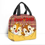 다람쥐 구조대 칩 앤 데일 스마트폰 미니백 에코백 보조 가방 굿즈 Chip n Dale 어린이 여행 도시락 학교 절연 휴대용 쿨러 토트 음식 피크닉... 