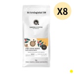 감탄커피 원두 커피 카페 안단테 블렌드 홀빈 1kg X 8 : 비엔에스토어