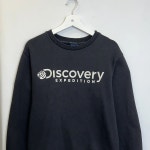 DISCOVERY EXPEDITION 디스커버리 빅로고 맨투맨 | 105 블랙 B14 4-1204-018 : Warmblack