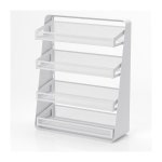 매대 약국 마트 블랙 진열대 과자선반 화이트 미니 : 달담상사