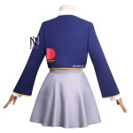 애니메이션 아리마 카나 코스프레 코스튬 교복 세트 모자 스커트 양말 포함 할로윈 파티 복장 용 : DominocoFive