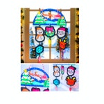 12월 크리스마스 눈사람 썬캐쳐 만들기 재료 DIY 키트 창의력 집중력 미술아트 : 용용이네만물상점