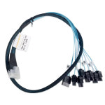 F8654 8i SLIMSAS to SATA 8 7P 케이블 NVMe U.2 백플레인댑터타 : 케이에스원무역