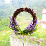 자연 인테리어소품 라벤더 꽃리스 만들기 1인용 창의미술 만들기용품 창의 만들기DIY 교구 : 씨엠커머스