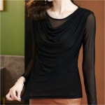 여성용 요가 라틴 라인댄스 댄스복 상의 SH251 의상 : 엔젤도매