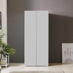 깔끔한 양문형 옷수납장 옷걸이행거 양복보관 이불장 침실가구 CZ674 : 구스상회