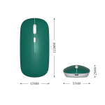 무선마우스 4D 듀얼 모드 무선 마우스 800-1200-1600 인치 당 조정 가능한 Mause 노란색 보라색 울트라 슬림 블루투스 PC 노트북 : loa마켓