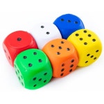 도로시 2000 소프트 스펀지 주사위 6x6cm-낱개단위/389610/스폰지 색랜덤 : 준비물닷컴-대성문구