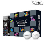 세인트나인 정품 Saintnine C 골프볼 골프공 3피스 12구 화이트 : 빅스골프엠