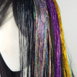 트윙클 헤어피스 브릿지 스타일 반짝이 붙임머리 부분가발 : 많이좋은상점1