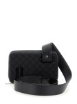 BOTTEGA VENETA Tech Rubber Black Clutch with Intreccio Motif in Silicone Man 778706V0EY48803 : 에이치케이인터컴